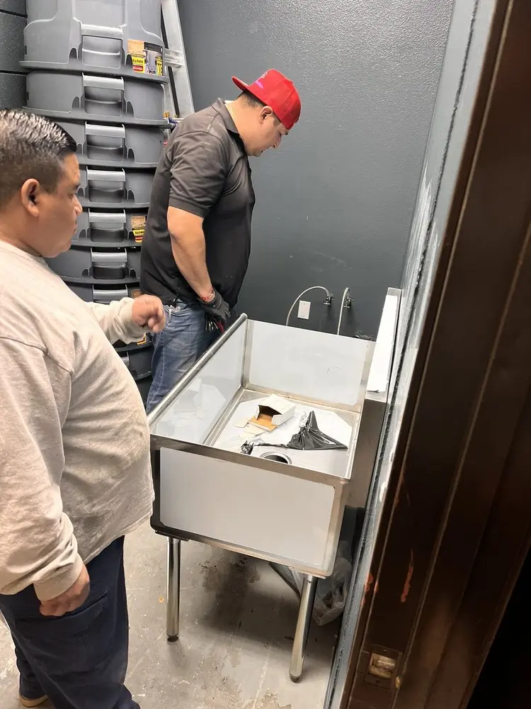Commercial plumbing and sink installation in South Oceanside